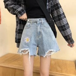 Boogzel Apparel Daisy Denim Shorts