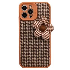 Boogzel Apparel Daisy Houndstooth IPhone Case