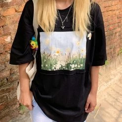 Boogzel Apparel Daisy Fields T-Shirt COTTAGECORE / ARTSY 12 Boogzel Apparel Daisy Fields T-Shirt COTTAGECORE / ARTSY
