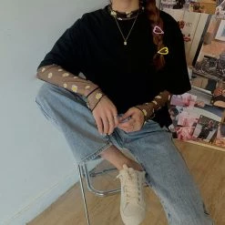 Boogzel Apparel Daisy Mesh Top + Tee Co-Ord