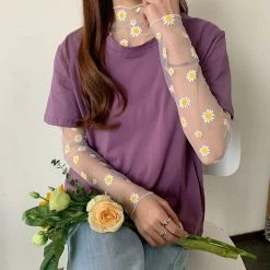 Boogzel Apparel Daisy Mesh Top + Tee Co-Ord