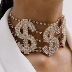 Boogzel Apparel Made Of Money Choker JEWELRY