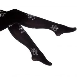 Boogzel Apparel Made Of Money Rhinestone Tights