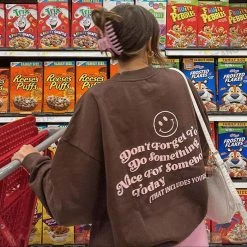 Boogzel Apparel GRUNGE CLOTHES Do Something Nice Today Sweatshirt