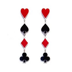 Boogzel Apparel Poker Night Earrings