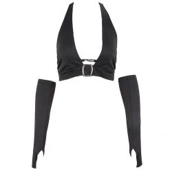 Boogzel Apparel Clothing Risk Business Top & Arm Gloves Set