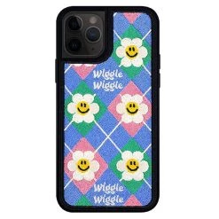 Boogzel Apparel Smiley Flower Embroidery IPhone Case