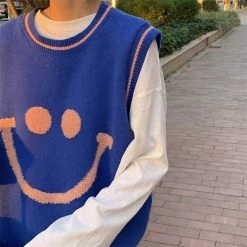 Boogzel Apparel INDIE CLOTHES Smiley Face Indie Vest