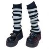 Boogzel Apparel Emo Striped Leg Warmers