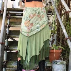 Boogzel Apparel Forest Fairy Maxi Skirt FAIRYCORE