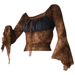 Boogzel Apparel Flare Sleeve Fairycore Top