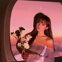 Boogzel Apparel Airplane Fake Window Wall Projector SOFT GIRL OUTFITS