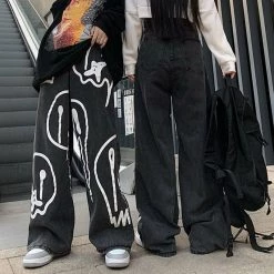 Boogzel Apparel Fake Smile Jeans GRUNGE CLOTHES