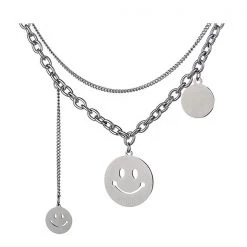 Boogzel Apparel Fake Smile Chain Necklace