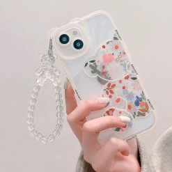 Boogzel Apparel Floral Bear Chain IPhone Case