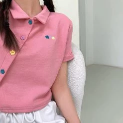 Boogzel Apparel SOFT GIRL OUTFITS Youthful Days Floral Top