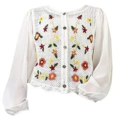 Boogzel Apparel Cottagecore Floral Cardigan