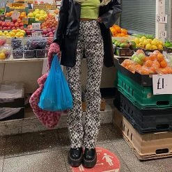 Boogzel Apparel Brown Floral Pants