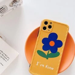 Boogzel Apparel I'm Fine Flower IPhone Case IPHONE CASES