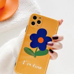 Boogzel Apparel I'm Fine Flower IPhone Case IPHONE CASES 7 Boogzel Apparel I'm Fine Flower IPhone Case IPHONE CASES