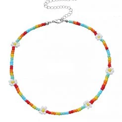 Boogzel Apparel Friendship Never Ends Flower Choker Y2K OUTFITS