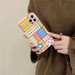 Boogzel Apparel Flower Checkerboard IPhone Case