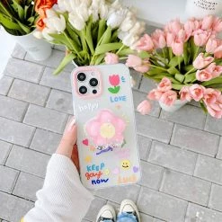 Boogzel Apparel Happy Flower IPhone Case IPHONE CASES