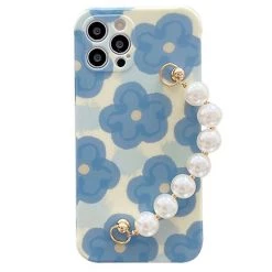 Boogzel Apparel Flower Pearl Chain IPhone Case