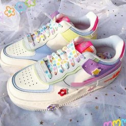 Boogzel Apparel COTTAGECORE / ARTSY Pastel Shoe Laces