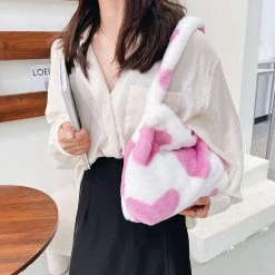 Boogzel Apparel Skippin' School Fuzzy Bag SOFT GIRL OUTFITS 13 Boogzel Apparel Skippin' School Fuzzy Bag SOFT GIRL OUTFITS