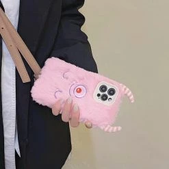 Boogzel Apparel Pink Fluffy Monster IPhone Case 8 Boogzel Apparel Pink Fluffy Monster IPhone Case
