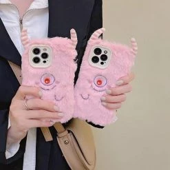 Boogzel Apparel Pink Fluffy Monster IPhone Case 9 Boogzel Apparel Pink Fluffy Monster IPhone Case