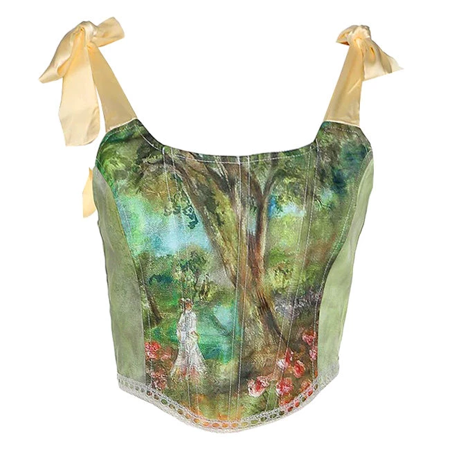 Boogzel Apparel Forest Fairy Corset Top FAIRYCORE 1 Boogzel Apparel Forest Fairy Corset Top FAIRYCORE