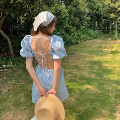 Boogzel Apparel French Summer Mini Dress SOFT GIRL OUTFITS