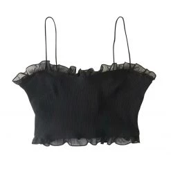 Boogzel Apparel Y2K OUTFITS French Summer Ribbed Top