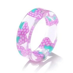 Boogzel Apparel Aesthetic Clear Fruit Ring