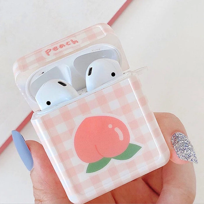 Boogzel Apparel Fruits Plaid AirPods Case IPHONE CASES 3 Boogzel Apparel Fruits Plaid AirPods Case IPHONE CASES