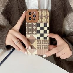 Boogzel Apparel Geometric Print IPhone Case