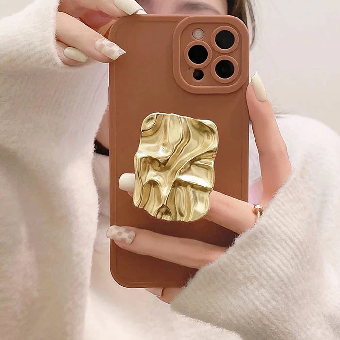Boogzel Apparel IPHONE CASES Golden Brown IPhone Case 2 Boogzel Apparel IPHONE CASES Golden Brown IPhone Case