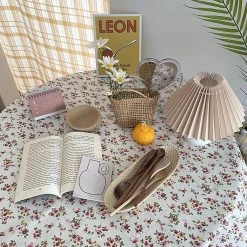 Boogzel Apparel Cottage Calling Floral Tablecloth