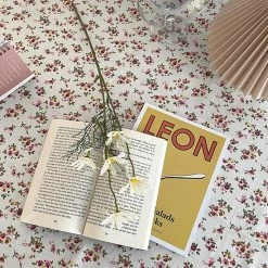 Boogzel Apparel Cottage Calling Floral Tablecloth