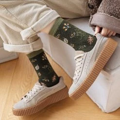 Boogzel Apparel Grandmacore Floral Socks