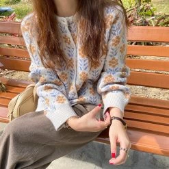 Boogzel Apparel Grandma Cardigan COTTAGECORE / ARTSY