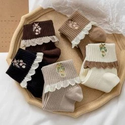 Boogzel Apparel COTTAGECORE / ARTSY Grandmother Aesthetic Socks