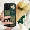 Boogzel Apparel Green Argyle Patchwork IPhone Case IPHONE CASES