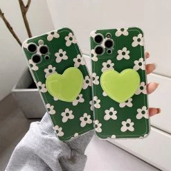 Boogzel Apparel Daisies Green IPhone Case