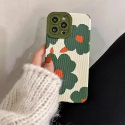Boogzel Apparel Green Flower IPhone Case