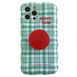 Boogzel Apparel IPHONE CASES Green Grid IPhone Case