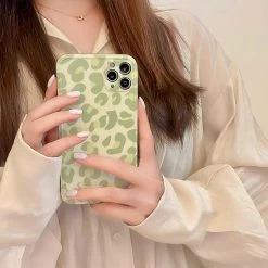 Boogzel Apparel Green Leopard Print IPhone Case IPHONE CASES