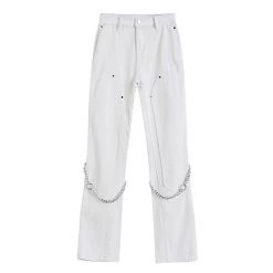 Boogzel Apparel Grunge Aesthetic Chain Jeans